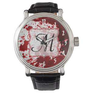 Vampire Bloeddruppel Crimson Red Flui Watch Horloge