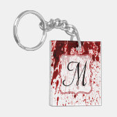 Vampire Bloeddruppel Crimson Red Sleutelhanger (Voorkant Links)