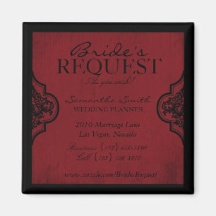 Vampire Bride Business Magnet Magneet