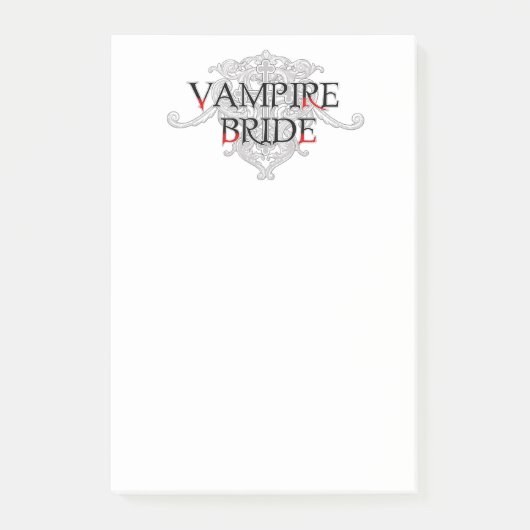 Vampire Bride Post-it® Notes (Voorkant)