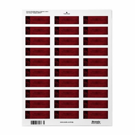 Vampire Bride Return Label D (Full Sheet)