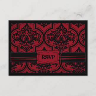 Vampire Bride RSVP-kaart B RSVP Kaartje