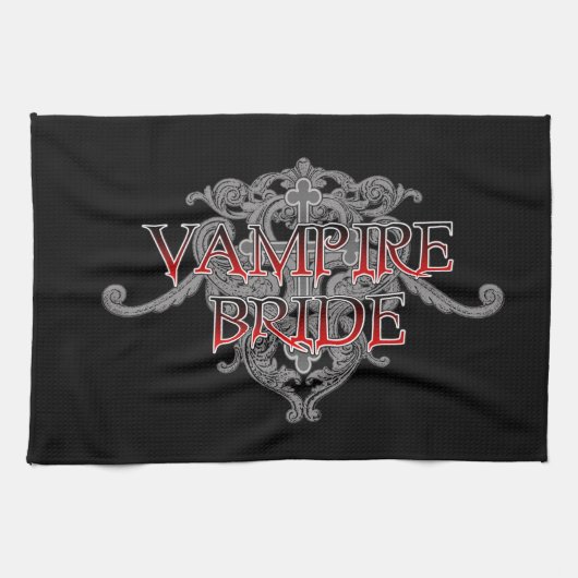 Vampire Bride Theedoek (Horizontaal)