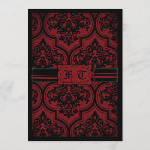 Vampire Bride Wedding Invitation Card A7 V Kaart