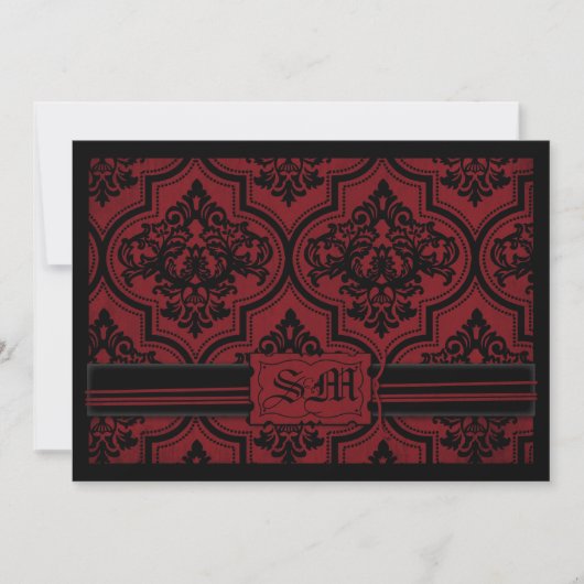 Vampire Bride Wedding Invitation Card Kaart (Voorkant)