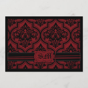 Vampire Bride Wedding Invitation Card Kaart
