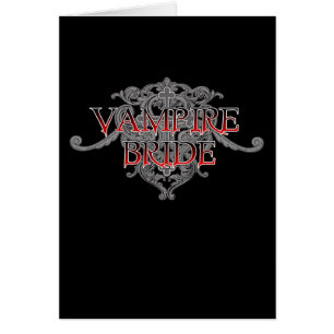 Vampire bridekaart