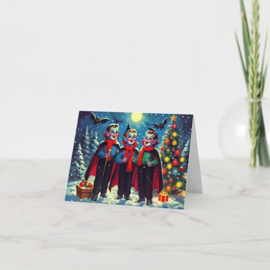 Vampire Caroling Kaart (Voorkant)
