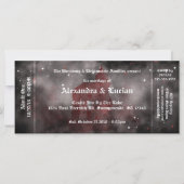 Vampire Castle Gothique Mariage Invitations (Devant)