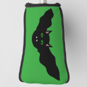 Vampire Cat Faced Bat Halloween Golf Putter Hoesje Golfheadcover (Draai 90)
