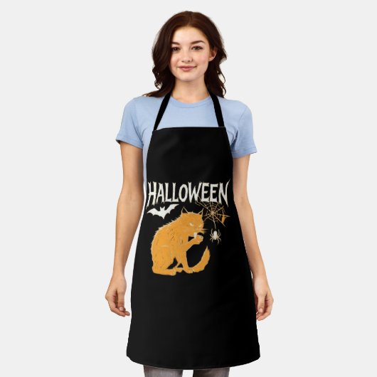 Vampire Cat's Halloween Classic T-shirt Schort (Gedragen)
