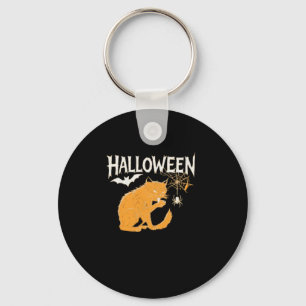 Vampire Cat's Halloween Classic T-shirt Sleutelhanger