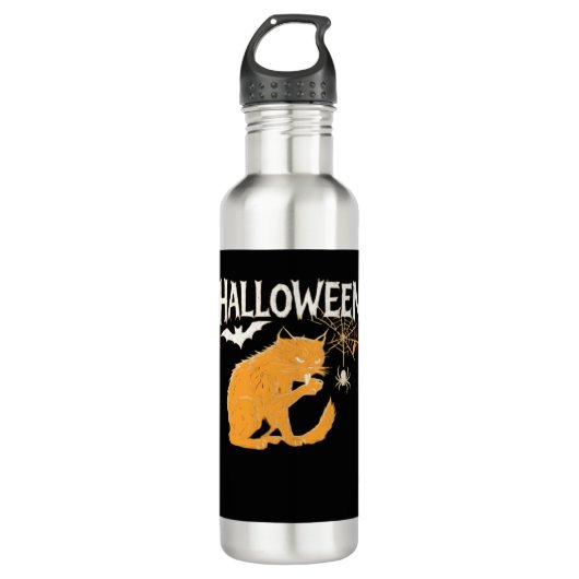 Vampire Cat's Halloween Classic T-Shirt Waterfles (Voorkant)