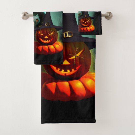 Vampire Chat et Assistant Citrouille Halloween Sur (En situation)