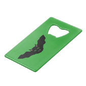 Vampire Chat Face Bat Halloween Bottle Ouverture (Devant Angle)