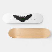 Vampire Chat Face Bat Halloween Skateboard (Horz)