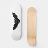 Vampire Chat Face Bat Halloween Skateboard (Recto)