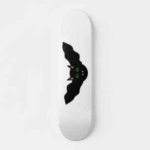 Vampire Chat Face Bat Halloween Skateboard