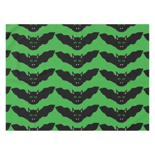 Vampire Chat Facturé Chat Halloween Nappe Hallowee (Devant (Horizontal))