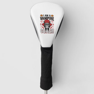 Vampire Coach Halloween Schedel Vintage T-shirt On Golfheadcover