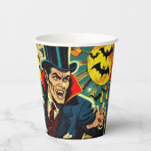 Vampire Comics Papieren Bekers (Achterkant)