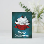 Vampire Count Cupcake Briefkaart (Staand voorkant)