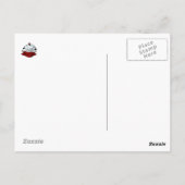 Vampire Count Cupcake Briefkaart (Achterkant)