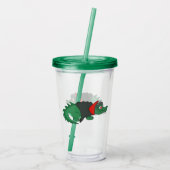 Vampire Crocodile Acryl Drinkbeker (Achterkant)