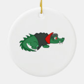Vampire Crocodile Keramisch Ornament (Achterkant)