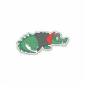 Vampire Crocodile Sticker (Voorkant)