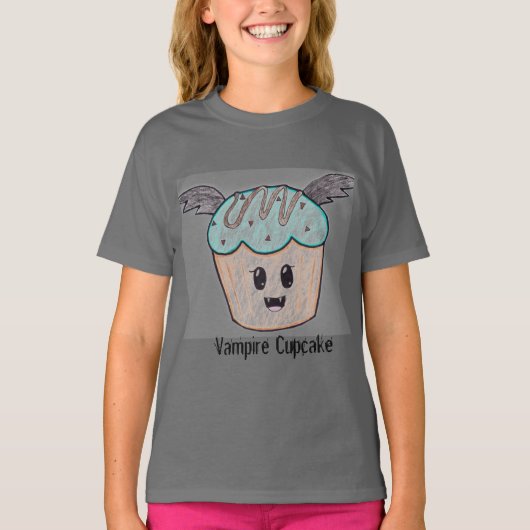 Vampire Cupcake T-shirt (Voorkant)