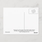 Vampire Dark Angel Gothic Graveyard Art Briefkaart (Achterkant)