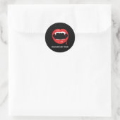 Vampire Dents Halloween Dracula Dracula Sticker (Sac)