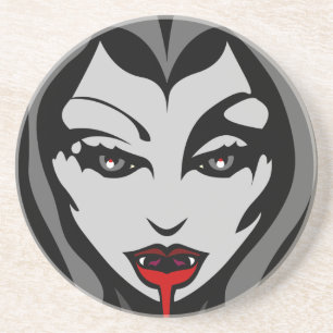 Vampire Dessous de verre mignon Halloween Vampire 