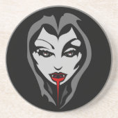 Vampire Dessous de verre mignon Halloween Vampire  (Devant)