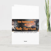 Vampire d'Halloween avec carte à bougies (Dos)