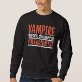 Vampire disguised as Phlebotomist Phlebotomy Techn Trui (Voorkant)