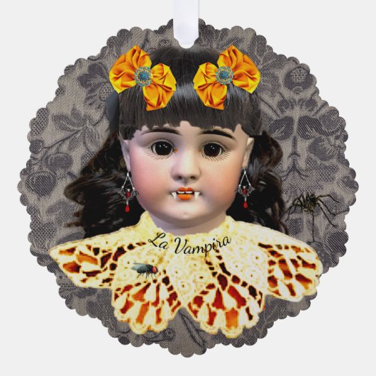 Vampire Doll Ornament Kaart (Voorkant)