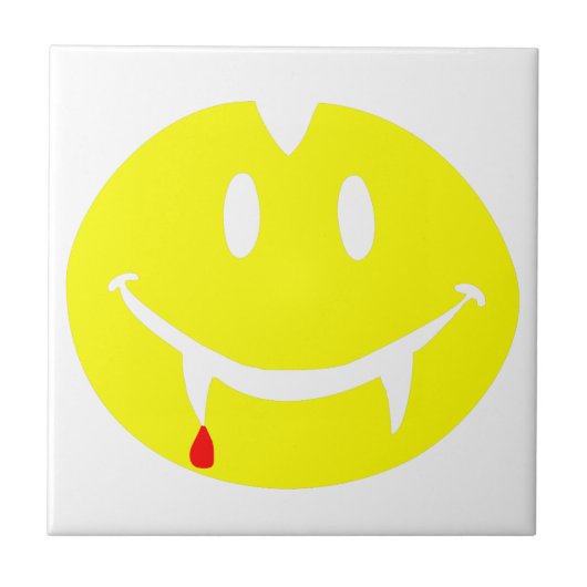 vampire emoji dracula tegeltje (Voorkant)