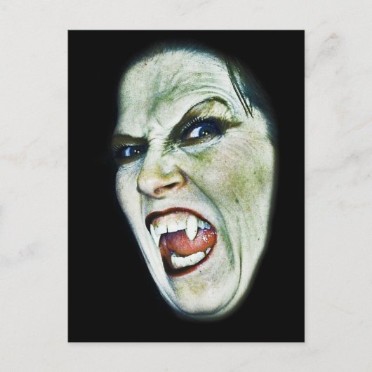Vampire en baisers-(vue latérale)- Carte postale (Devant)