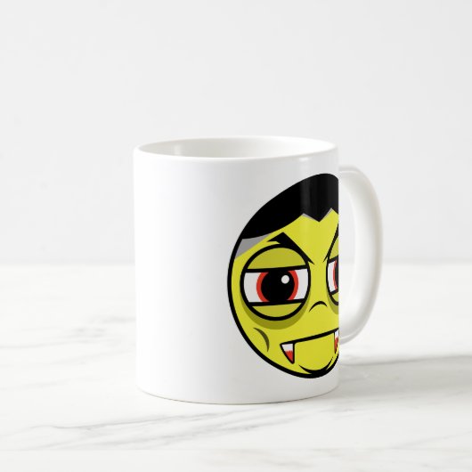 Vampire Face Café Mug (Devant droit)