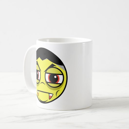 Vampire Face Café Mug (Devant gauche)