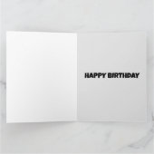 VAMPIRE FUNNY BIRTHDAY WENSKAART KAART (Binnen)