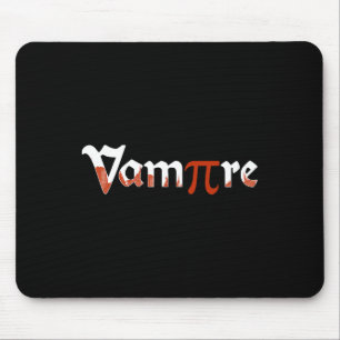 Vampire Funny Halloween Pi Day Joke Kostuum Wiskun Muismat
