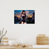 Vampire Girl Poster (Keuken)