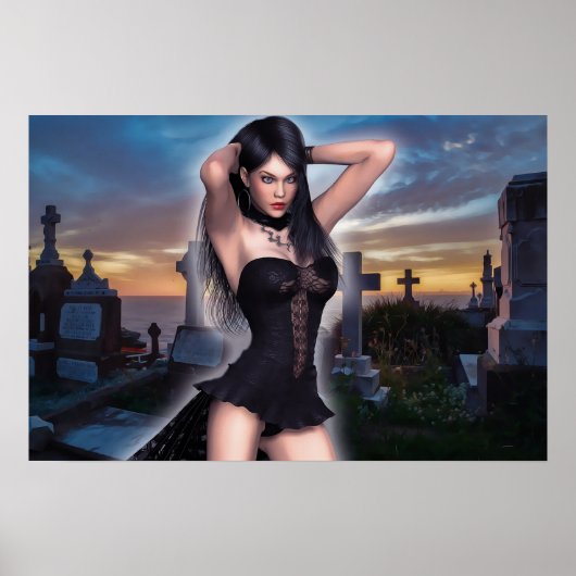 Vampire Girl Poster (Voorkant)