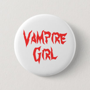 Vampire Girl Ronde Button 5,7 Cm
