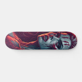Vampire Girl Skateboard - Bold Retro Imaginaire Ar (Horz)