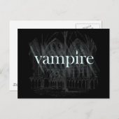 Vampire Gothic Briefkaart (Voorkant / Achterkant)