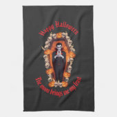 🧛 ♂️ vampire gothique Halloween Serviette de cu (Vertical)